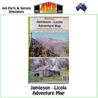 Jamieson Licola Adventure Map 1:100 000
