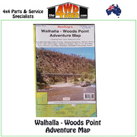 Walhalla Woodspoint Adventure Map 1:100 000