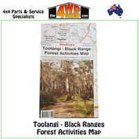 Toolangi Black Range Forest Activities Map 1:50 000