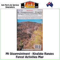 Mt Disappointment Kinglake Ranges Forest Activities Map
