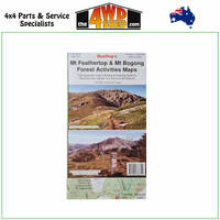 Mt Feathertop & Mt Bogong Forest Activities Rooftop Map