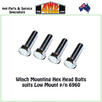 Warn Winch Mounting Bolts Kit Low Mount