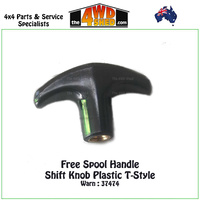 Warn 37474 - Shift Knob Plastic T-Style Freespool