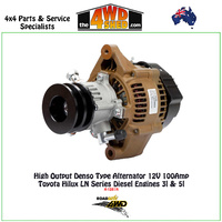 Alternator 12V 100Amp Toyota Hilux LN Models 3l & 5l