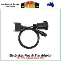 Adapter Flat 7 to Large Round 7 Socket
