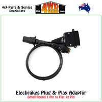 Adapter Small Round 7 to Flat 12 Socket
