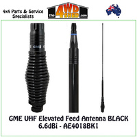 GME UHF Elevated Feed Antenna BLK 6.6dBi 