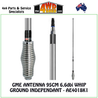 GME Antenna 95cm 6.6 dBi Whip ground Independant