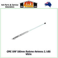 GME UHF 580mm Radome Antenna 2.1dBi - White