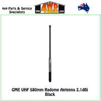 GME UHF 580mm Radome Antenna 2.1dBi - Black
