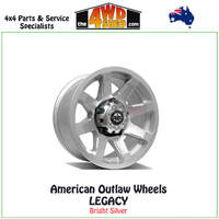 American Outlaw Wheels LEGACY Bright Silver