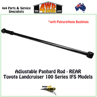 Adjustable Panhard Rod with Polyurethane Bushing - Rear - 100 Series IFS Toyota Landcruiser