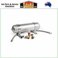 Aluminium Air Tank 1 Gallon 3 Port 3 Litre - Complete with Fittings