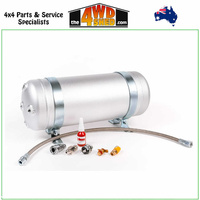 Aluminium Air Tank 3 Gallon 5 Port 9 Litre - Complete with Fittings