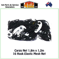 Cargo Net 1.8m x 1.2m 16 Hook Elastic Mesh Net