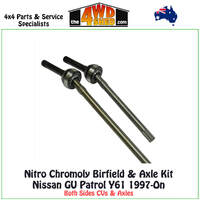Nitro Chromoly Birfield & Axle Kit Nissan GU Patrol Y61 1997-On 