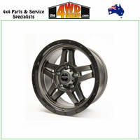 BARACADE Matt Gun Metallic with Black Lip