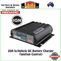 20A In-Vehicle DC Battery Charger (Ignition Control)