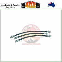 Front & Rear Brake Hose Kit Toyota Hilux N70 8/2004-2015 without VSC