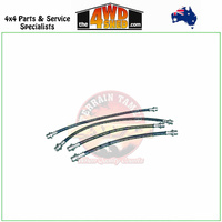 Front & Rear Brake Hose Kit Toyota Hilux N70 4/2004-2015 with VSC