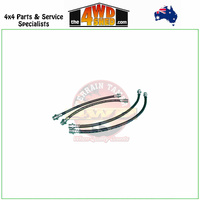 Front & Rear Brake Hose Kit Toyota Hilux N80 5/2015-On