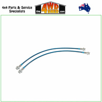 Rear Extended Braided Brake Lines Toyota Hilux N80 3 Inch