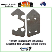 80 & 105 Series Steering Box Chassis Repair Plates