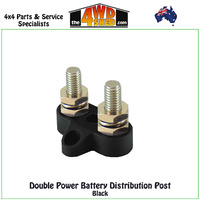 M8 Double Power Battery Post Black