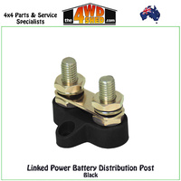 M8 Dual Linked Power Battery Post Black