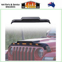 Bonnet Protector with LED Lights Jeep Wrangler JL 4D 2018-On