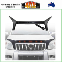 Bonnet Protector with LED Lights Toyota Prado 120 Series