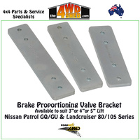 Brake Proportioning Valve Bracket suits 5" Lift