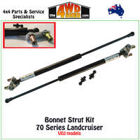 Bonnet Gas Strut Kit 76 78 79 Series VDJ Toyota Landcruiser