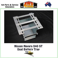 Dual Battery Tray Nissan Navara D40 ST