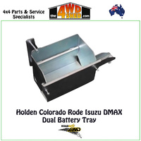 Dual Battery Tray Holden Colorado Rodeo DMAX Chassis Mount 2007-2011