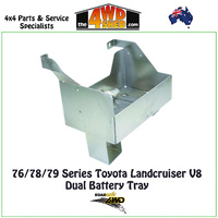 Dual Battery Tray Toyota Landcruiser 76 78 79 Series V8 Only 2007-2020