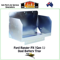 Dual Battery Tray Ford Ranger PX (Gen 1) Tub Mount