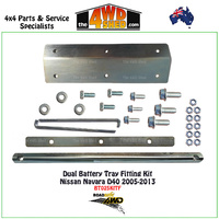 Dual Battery Tray Fitting Kit Only Nissan Navara D40