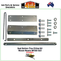 Dual Battery Tray Fitting Kit Only Nissan Navara NP300 D23 