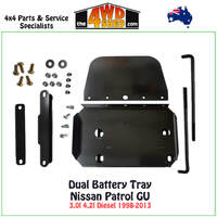 Dual Battery Tray Nissan Patrol GU 3.0l 4.2l Diesel 1998-2013