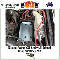 Dual Battery Tray Nissan Patrol GU 3.0l 4.2l Diesel