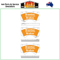 Bremtec Evolve Hybrid-Carbon High Performance Front Brake Pads Toyota Landcruiser 200 Series
