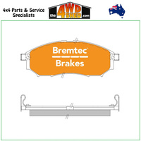Bremtec Brakes TRADE-LINE Front Brake Pads Nissan Navara D40 Pathfinder R51 (320mm Rotor)
