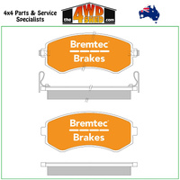 Bremtec Brakes TRADE-LINE Rear Brake Pads Nissan Patrol GU 1998-On