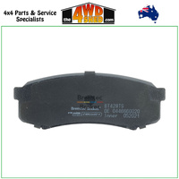 Bremtec Brakes TRADE-LINE Rear Brake Pads Toyota Landcruiser 76 78 79 80 105 Series FJ Cruiser 120 150 Prado Fortuner Pajero