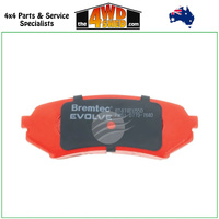 Bremtec Evolve Hybrid-Carbon High Performance Rear Brake Pads Toyota Landcruiser 100 Series