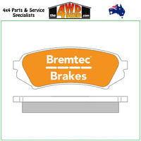 Bremtec Brakes TRADE-LINE Rear Brake Pads Toyota Landcruiser 100 Series