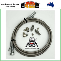Stainless Steel Braided Air Line Upgrade Kit