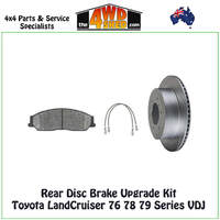 Rear Disc Brake Upgrade Kit Toyota Landcruiser 76 78 79 Series VDJ