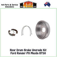 Rear Drum Brake Upgrade Kit Ford Ranger PX Mazda BT50